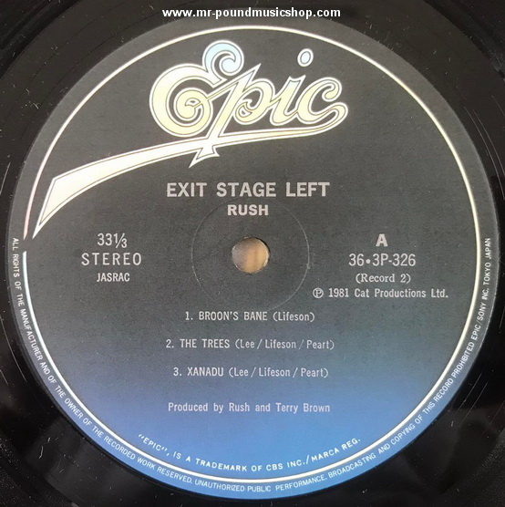 Rush - Exit...Stage Left