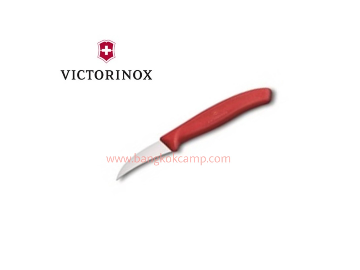 มีดครัว/มีดคว้าน Victorinox turning knife 6cm.ใบเรียบ คมโค้ง ด้ามแดง (6.7501)