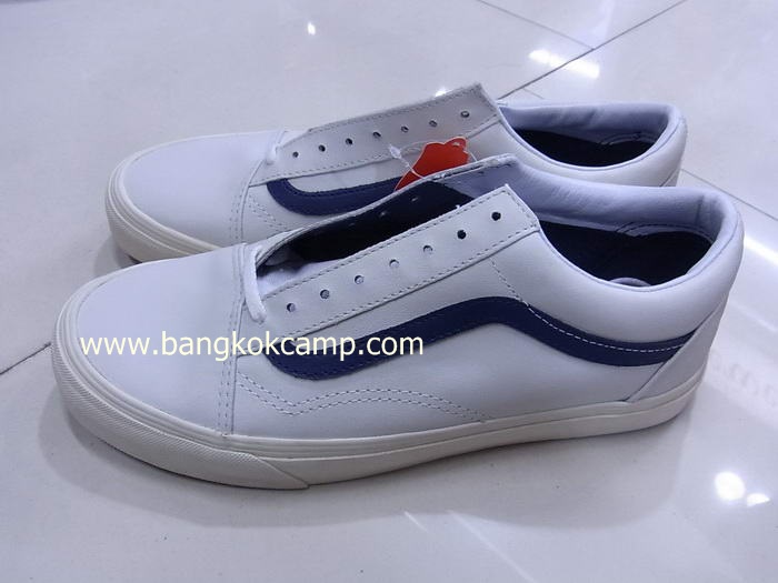 รองเท้า VANS old skools แนววินเทจ หนังแท้
