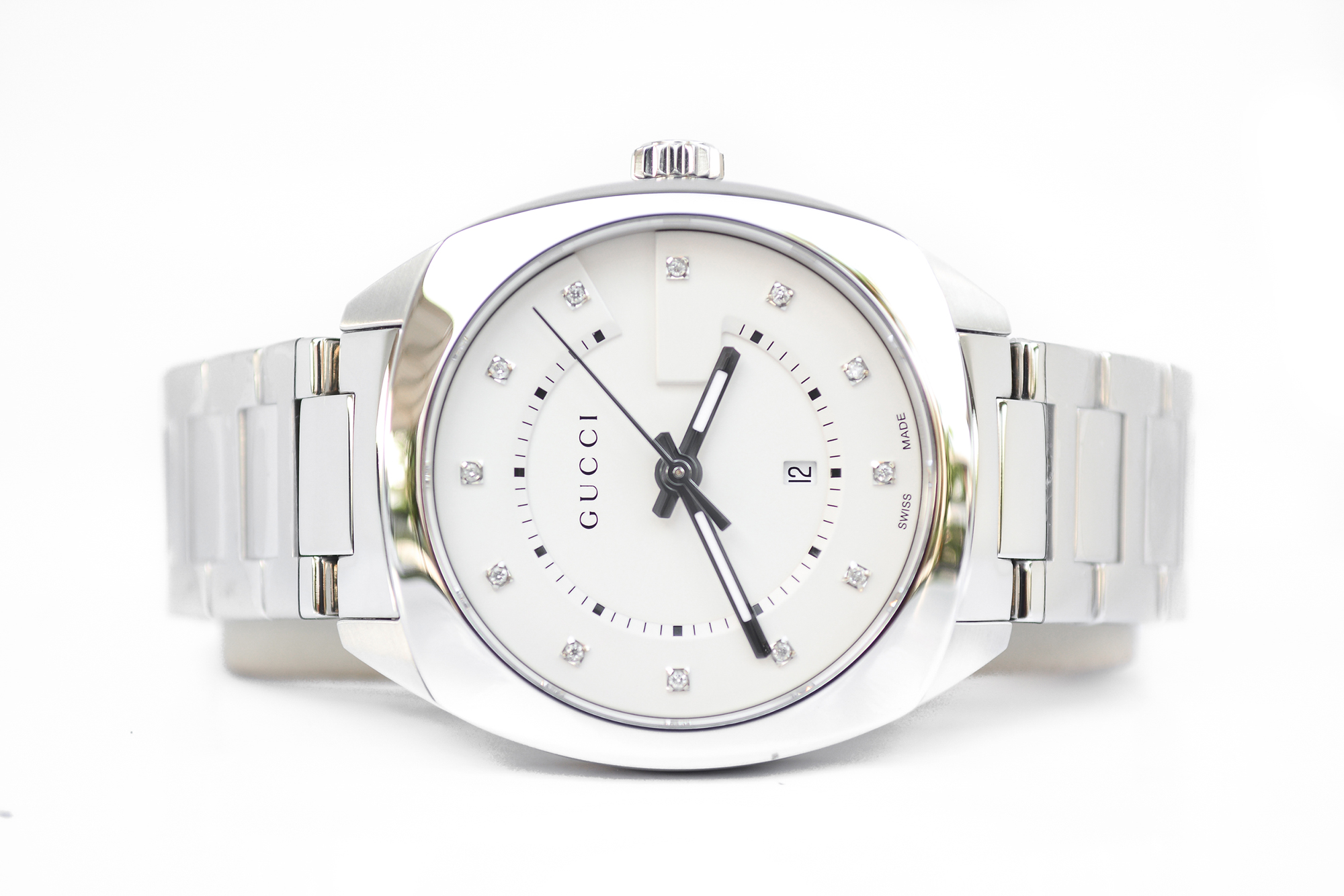 Gucci White Dial Stainless Steel Diamond (Sold)