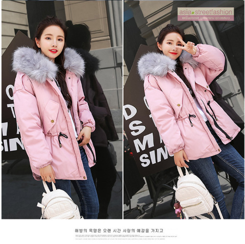 เสื้อกันหนาวฮู้ดดี้ แต่งเฟอร์หนาฟู งานเกรดดีเหมือนแบบ บุนวมหนา อุ่นมาก หิมะก็เอาอยู่ (ถอดขนถอดฮู้ดได้) ชมพูฮู้ดเทา M