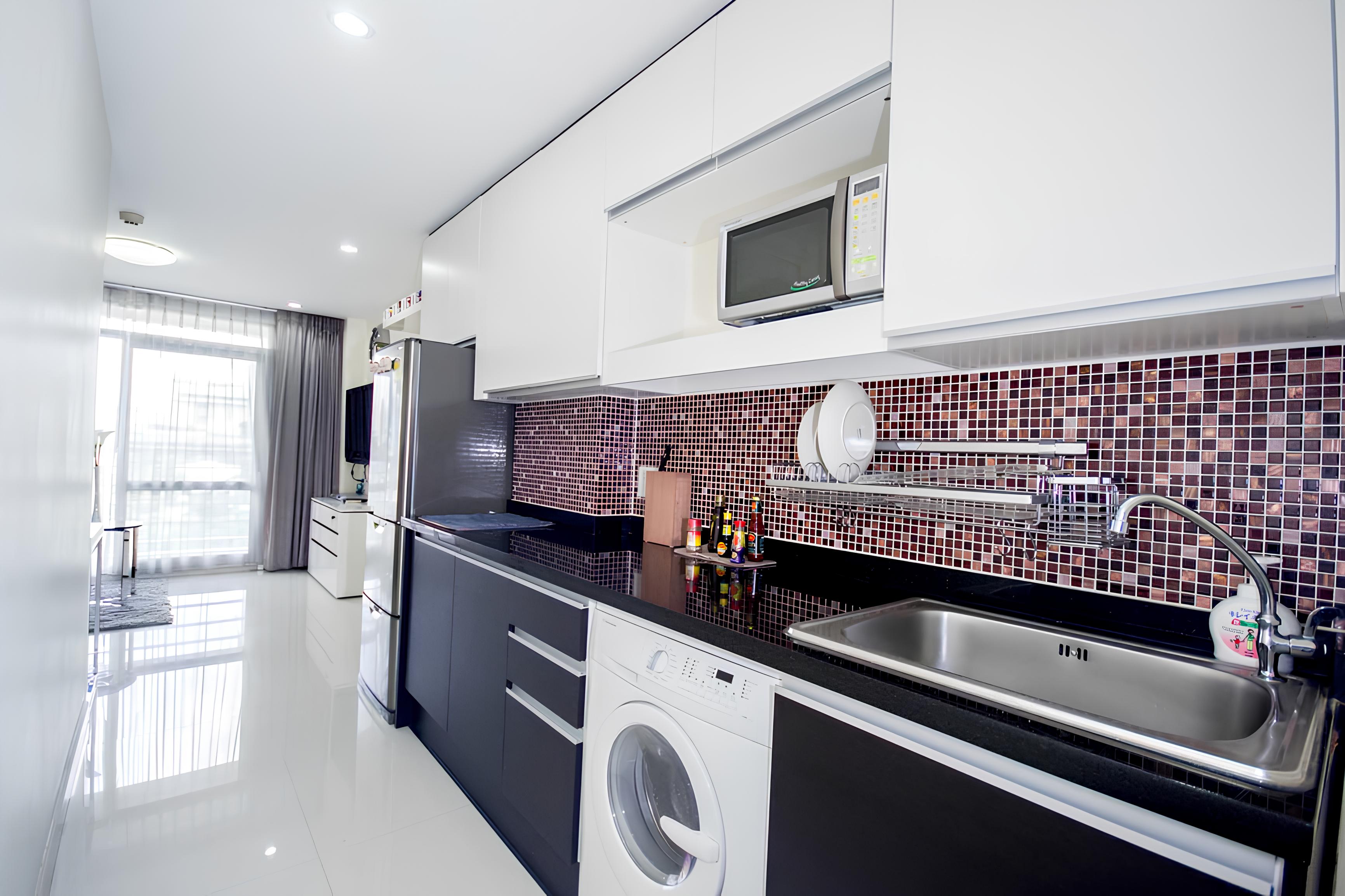 ให้เช่า The Link Sukhumvit 50 (เดอะ ลิงค์ สุขุมวิท 50) ขนาด 41 sqm ห้องมุม ชั้น 5 Modern แต่งใหม่ บิ๊วอินจัดเต็ม