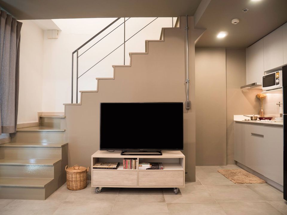 ให้เช่าคอนโด IDEO Mobi Sukhumvit (ไอดีโอ โมบิ สุขุมวิท ) แบบ Duplex 2 ชั้น ขนาด 45 ตรม.