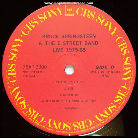 Bruce Springsteen & The E-Street Band - Live / 1975-85