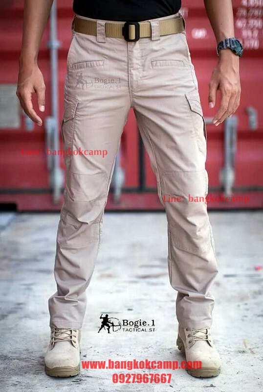กางเกง (ขายาว) ทรงTactical รุ่น IX10 ยี่ห้อ Bogie.1 สีทราย
