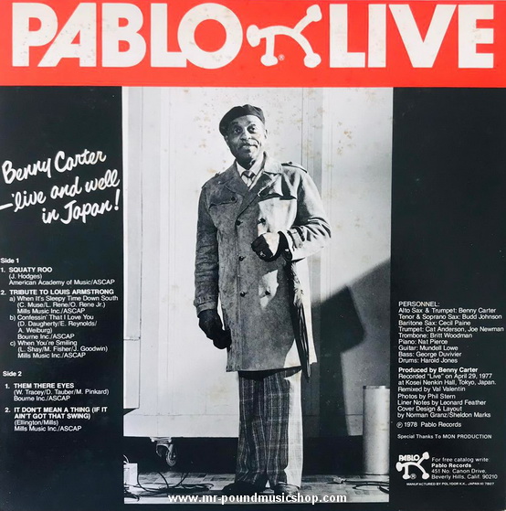 Benny Carter - Live And Well In Japan!