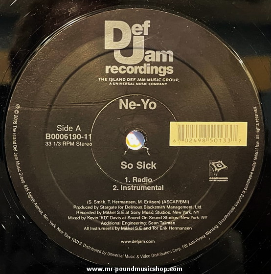Ne-Yo - So Sick B/W Stay