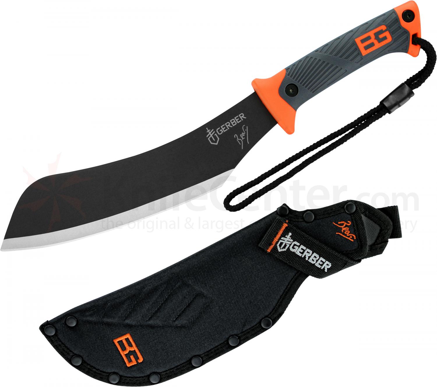 มีดเดินป่า มีดใบตาย Gerber 31-002072 Bear Grylls Compact Parang Machete 9.34" Carbon Steel Blade, Polypropylene Handles