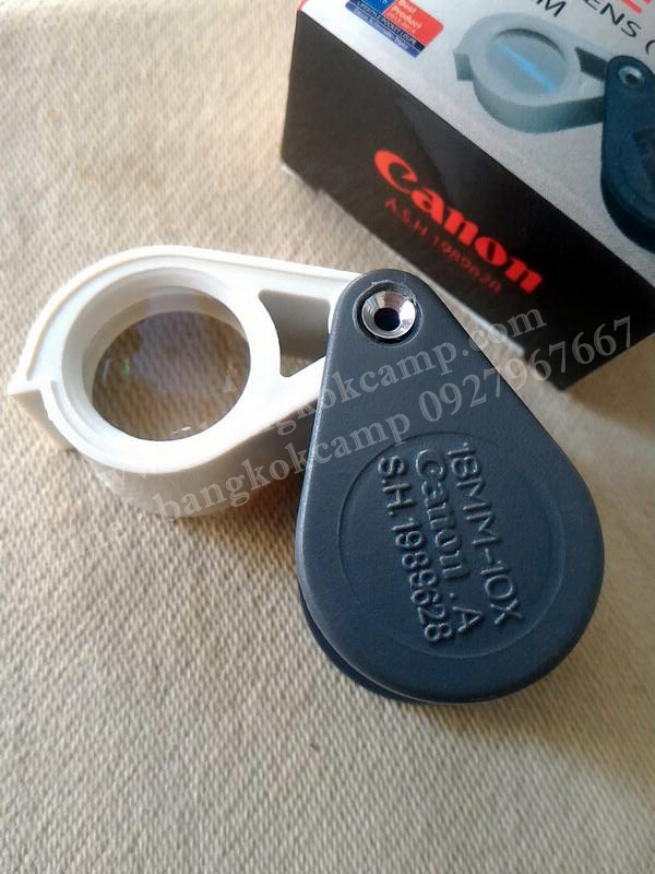 กล้องส่องพระ CANON A.S.H 1989628 กำลังขยาย10X บอดี้เทา-ขาว