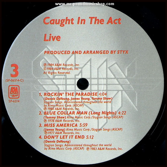 Styx - Caught in The Act Live