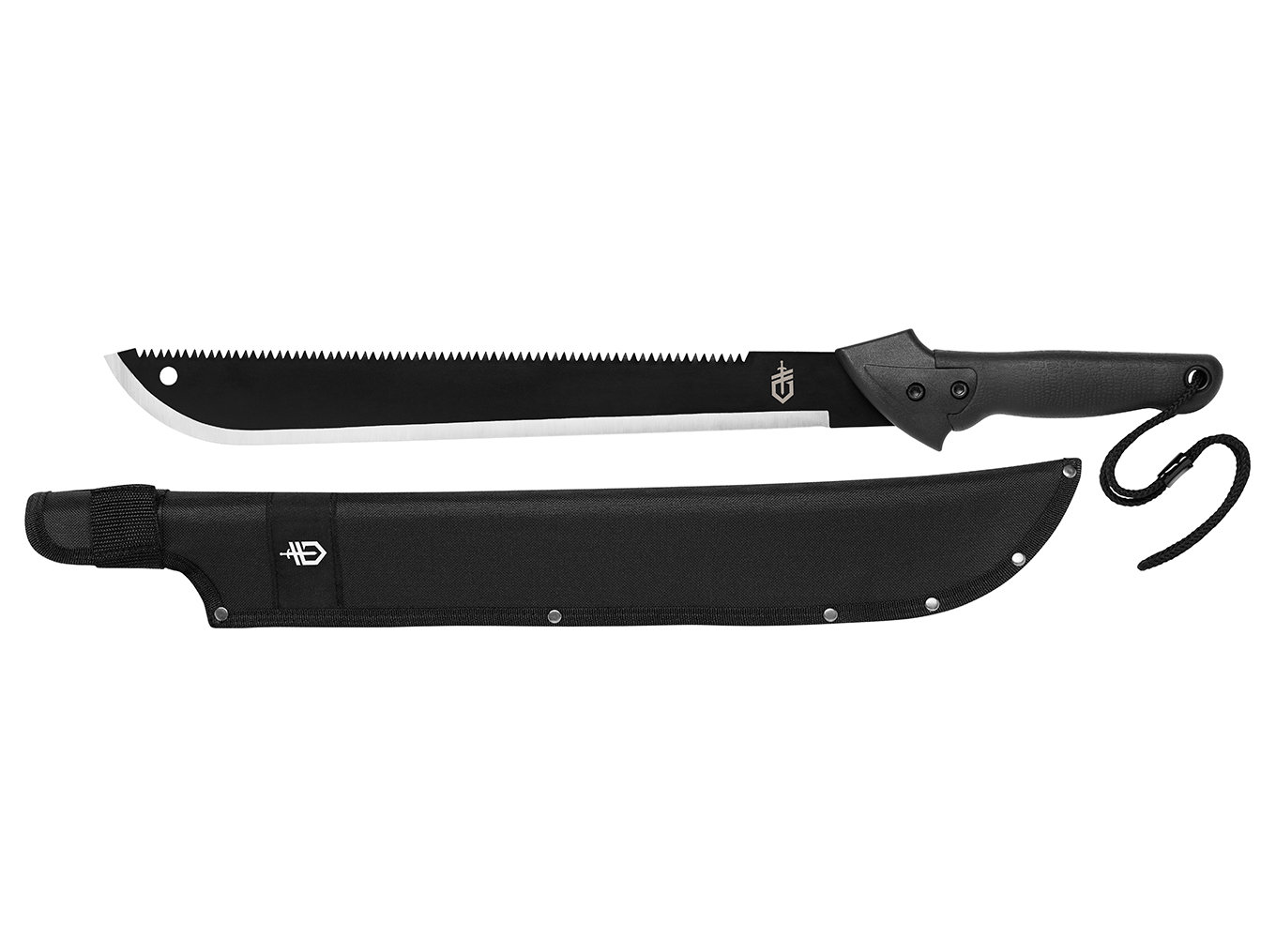 มีดใบตาย Gerber Gator Sawback Machete 18" Carbon Steel Blade, Tactile Rubber Grip (31-000758)