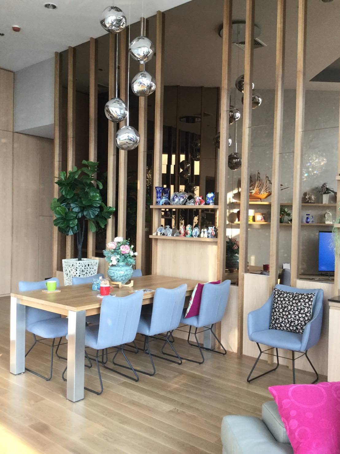 ขายคอนโด Belle Grand Rama 9 (เบ็ล แกรนด์ พระราม 9) ห้องเพ้นเฮ้าส์ penthouse fully furnished แบบ 2 ห้องนอน