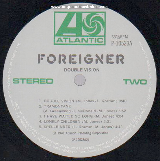 Foreigner - Double Vision