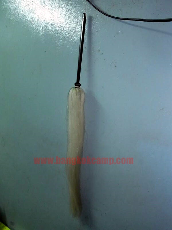 แส้ขนจามรีแท้ ด้ามไม้ Rose Wood ใหม่เก่าเก็บ ไม่ผ่านการใช้