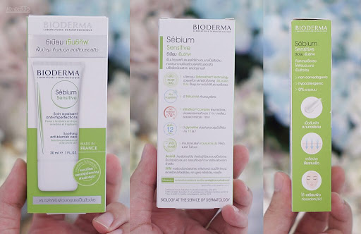 BIODERMA Sebium Sensitive ครีมบำรุงผิวบอบบาง หน้ามันเป็นสิวง่าย ไบโอเดอร์มา ซีเบี่ยม เซ็นซิทีฟ 30 มล