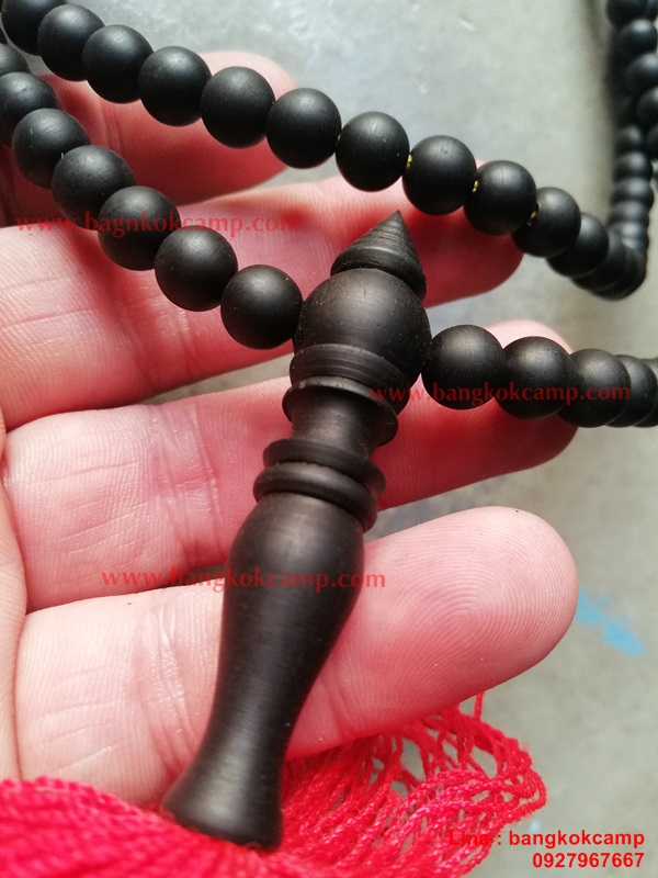 ไม้มงคลหายาก... ประคำ(ไม้งิ้วดำ) สวย ขนาด8มิล....ไม้งิ้วดำแท้ทุกเม็ด