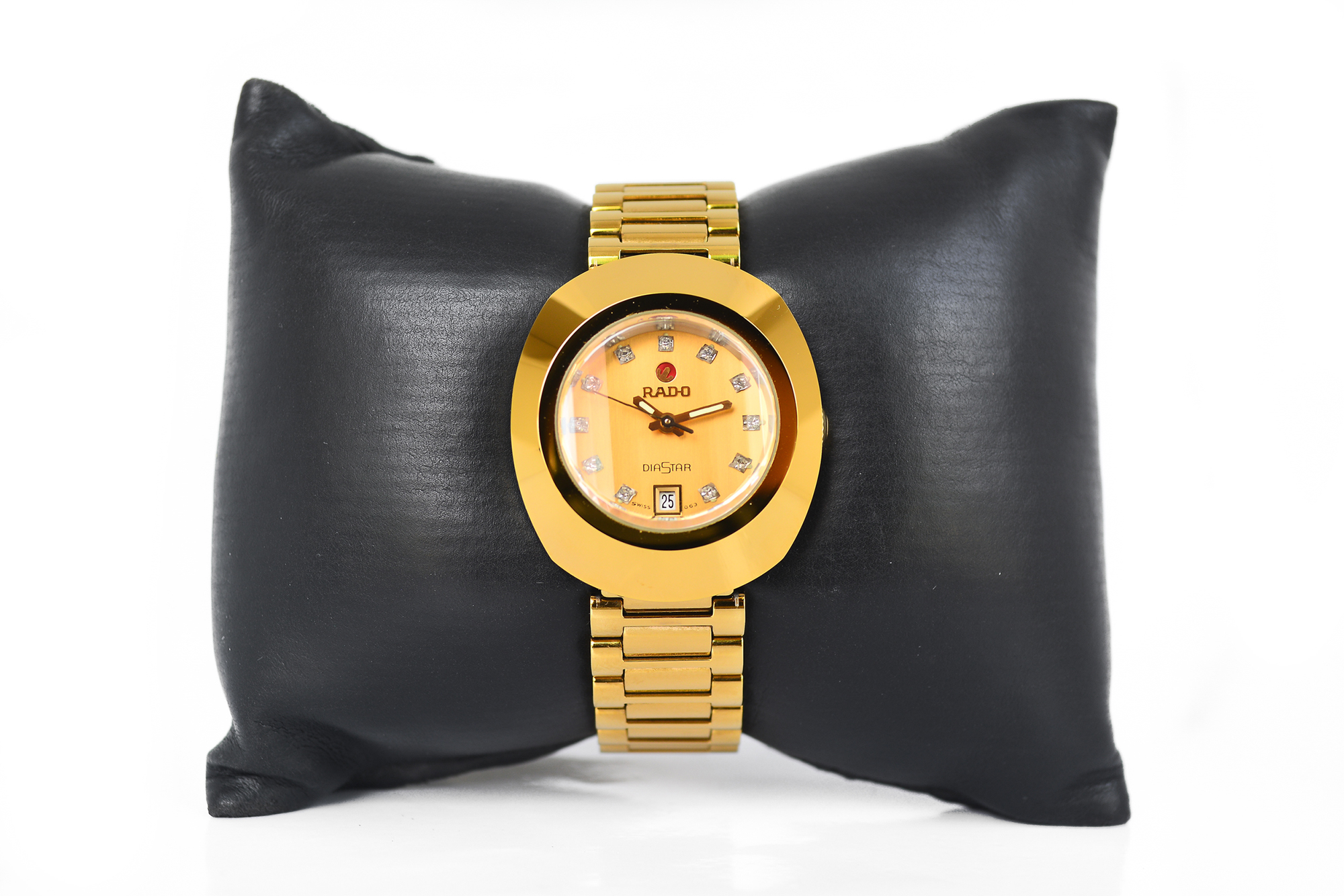 Rado Diastar Automatic Lady Size เรือนทอง หน้าทอง 11 พลอย