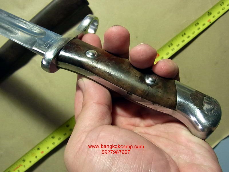 มีดทหารเยอรมัน Chile Mauser Bayonet M1889 made by Weyersberg Kirschbaum u.CO Solingen Made in GERMANY