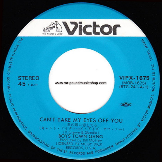 Boys Town Gang - Can't Take My Eyes Off You
