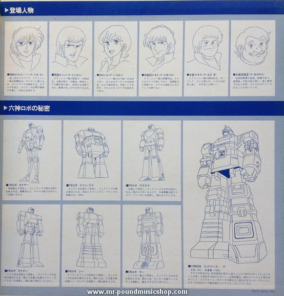 Kei Wakakusa, Yuichiro Oda - Six God Combination God Mars (六神合体ゴッドマーズ)