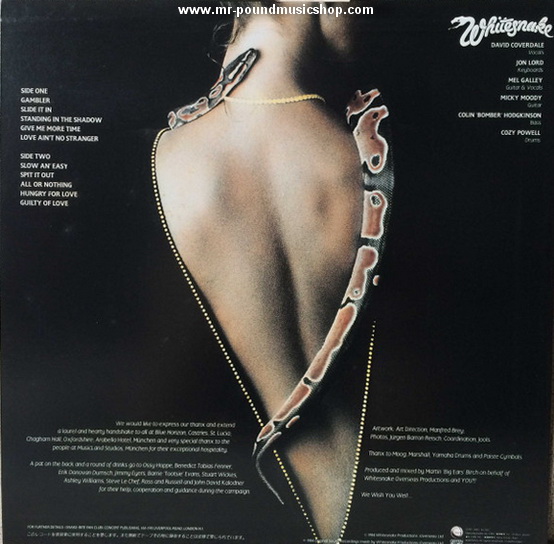 Whitesnake - Slide It In