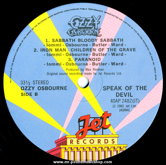 Ozzy Osbourne - Speak of The Devil