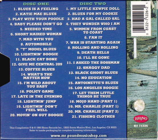 Lightnin' Hopkins - Mojo Hand / Anthology