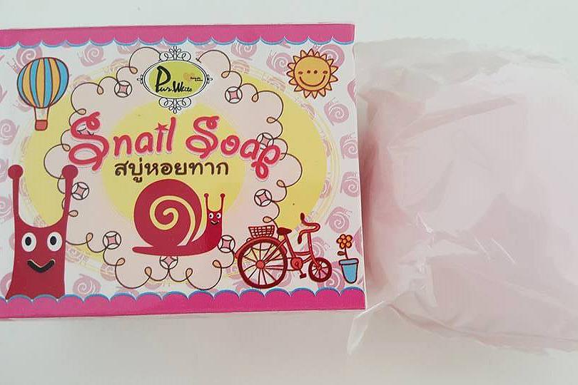 สบู่หอยทาก snail soap by purewhite