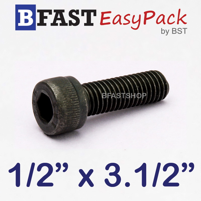 สกรูหัวจมดำ 1/2" x 3.1/2" *เกลียวครึ่ง*