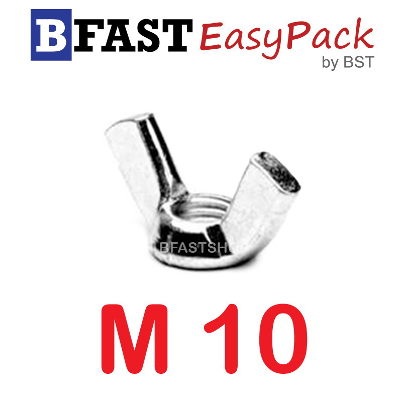 หัวน๊อตหางปลาสแตนเลส M10 ( 2 ตัว/ถุง)