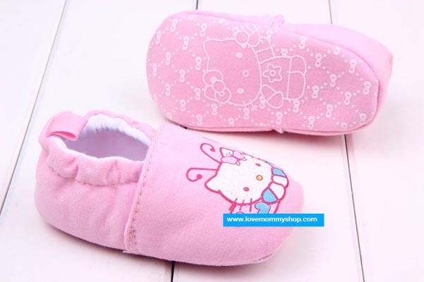 รองเท้าเด็กวัยหัดเดิน สีชมพู-S0031