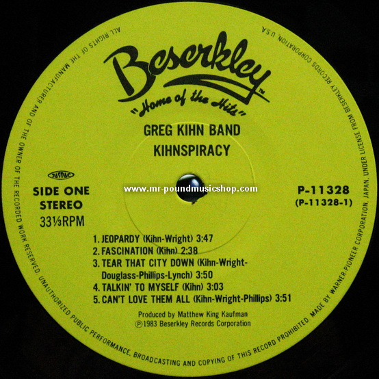 Greg Kihn Band - Kihnspiracy