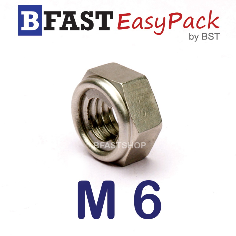 ยูล็อคนัท M6 (3 ตัว/ถุง)