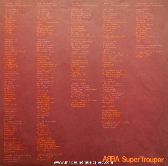 ABBA - Super Trouper