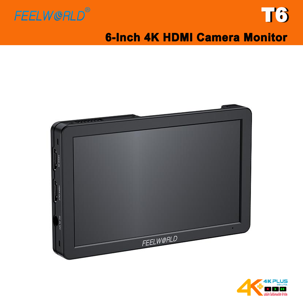 FEELWORLD T6 6-Inch 4K HDMI Camera Monitor