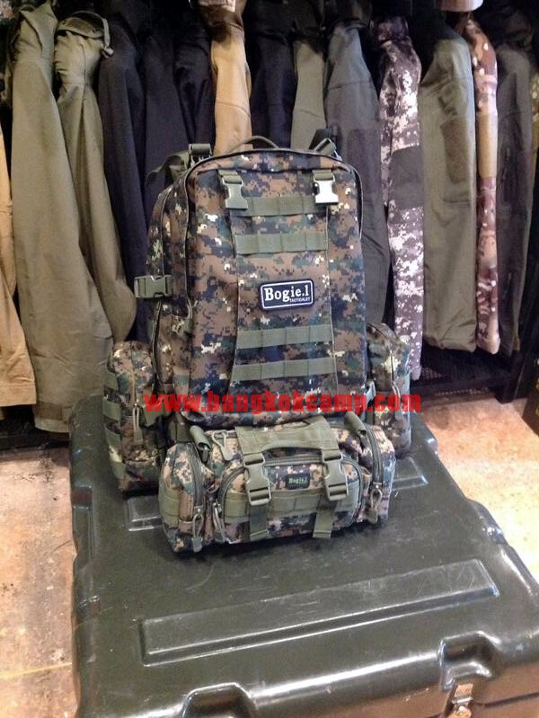 กระเป๋าเป้ แม่-ลูก จุได้50ลิตร (50L) ซื้อ1ได้ถึง4, (ลายมัลติแคม)