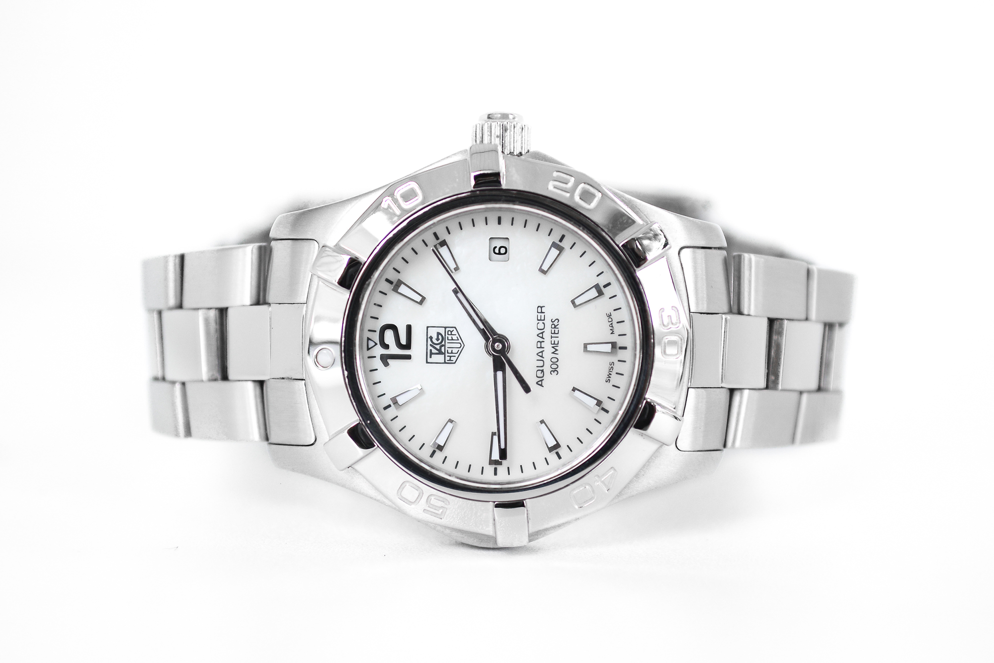 Tag Heuer Aquaracer lady หน้าขาว ปัดมุก (Sold)