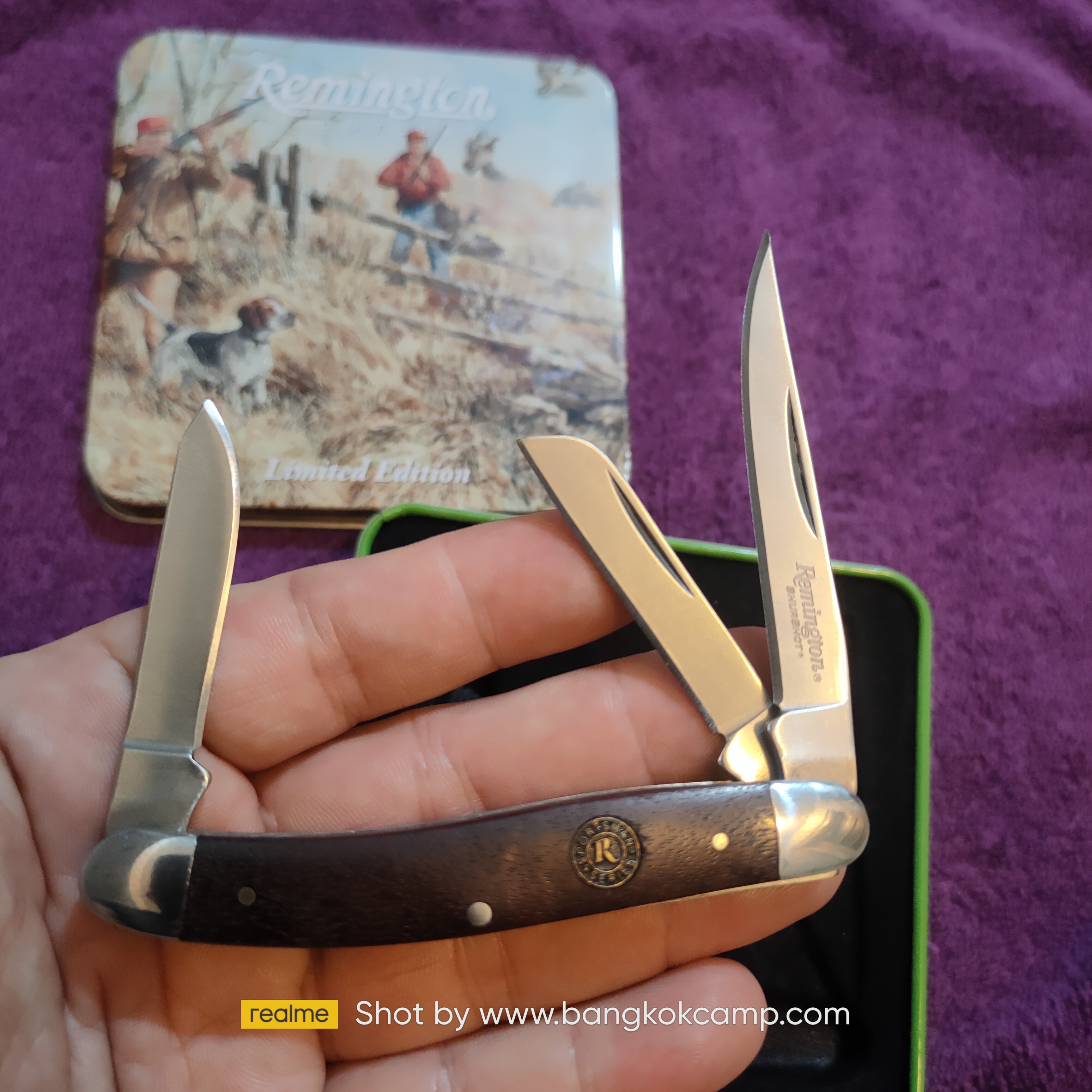 มีดพับ Remington 3ใบมีด พร้อมกล่อง ของใหม่