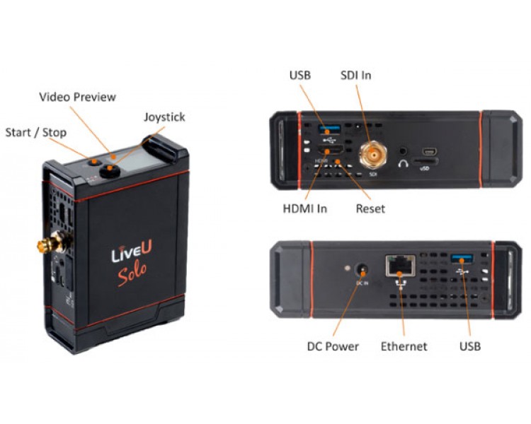 LiveU Solo SDI/HDMI Video/Audio Encoder อุปกรณ์ไลฟ์ตรีมเอ็นคอร์ดเดอร์ขึ้นเฟสบุ๊ก