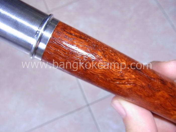 ไม้หายาก... ไม้ตะพด(ประดู่ลายเสือ) ลายสวยมาก หัวแป้น(ถอดได้)+ท้ายไททาเนียม ยาว94ซม