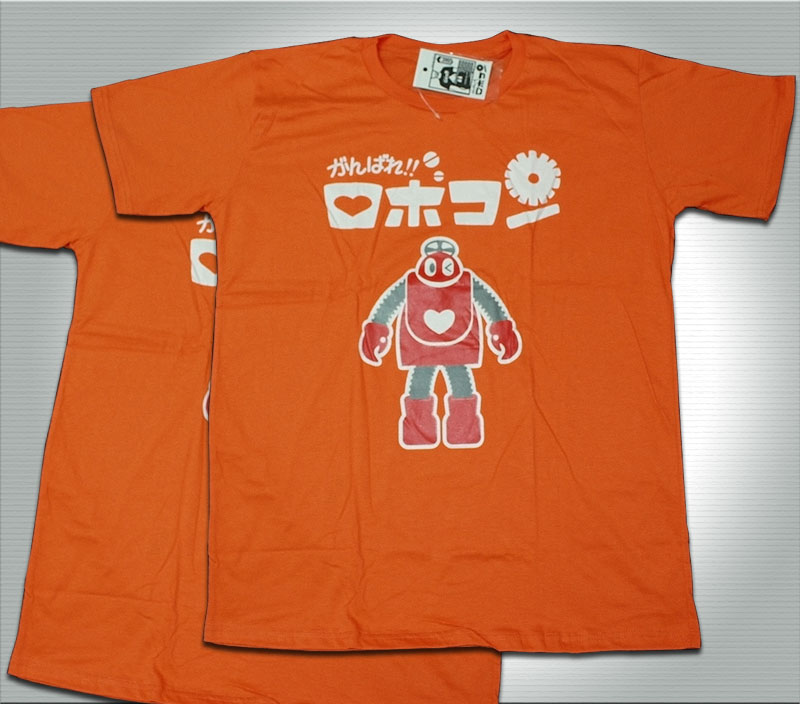 T-Shirt เสื้อยืดกันดั้ม โรโบคอนเจ้าหุ่นจอมยุ่ง (Zaku II) สุดเท่ห์ สีส้ม จากร้าน GUNZU !!โปรโมชั่น