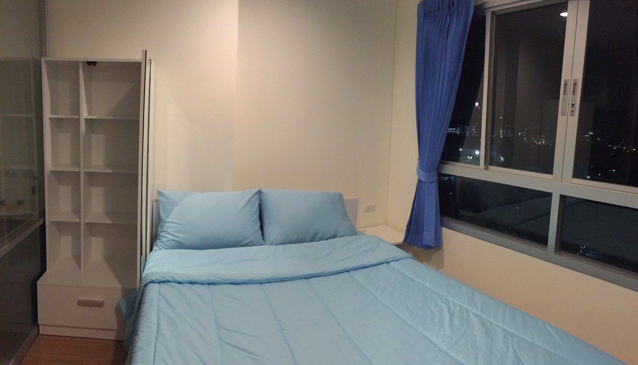 ให้เช่าคอนโดราคา 9,000 บาทต่อเดือนคอนโด ลุมพินี วิลล์ ประชาชื่น - พงษ์เพชร 2 Lumpini Ville Prachachuen-Phongphet อาคาร B ชั้น 12 พื้นที่ 26 ตร.ม. 1ห้องนอน