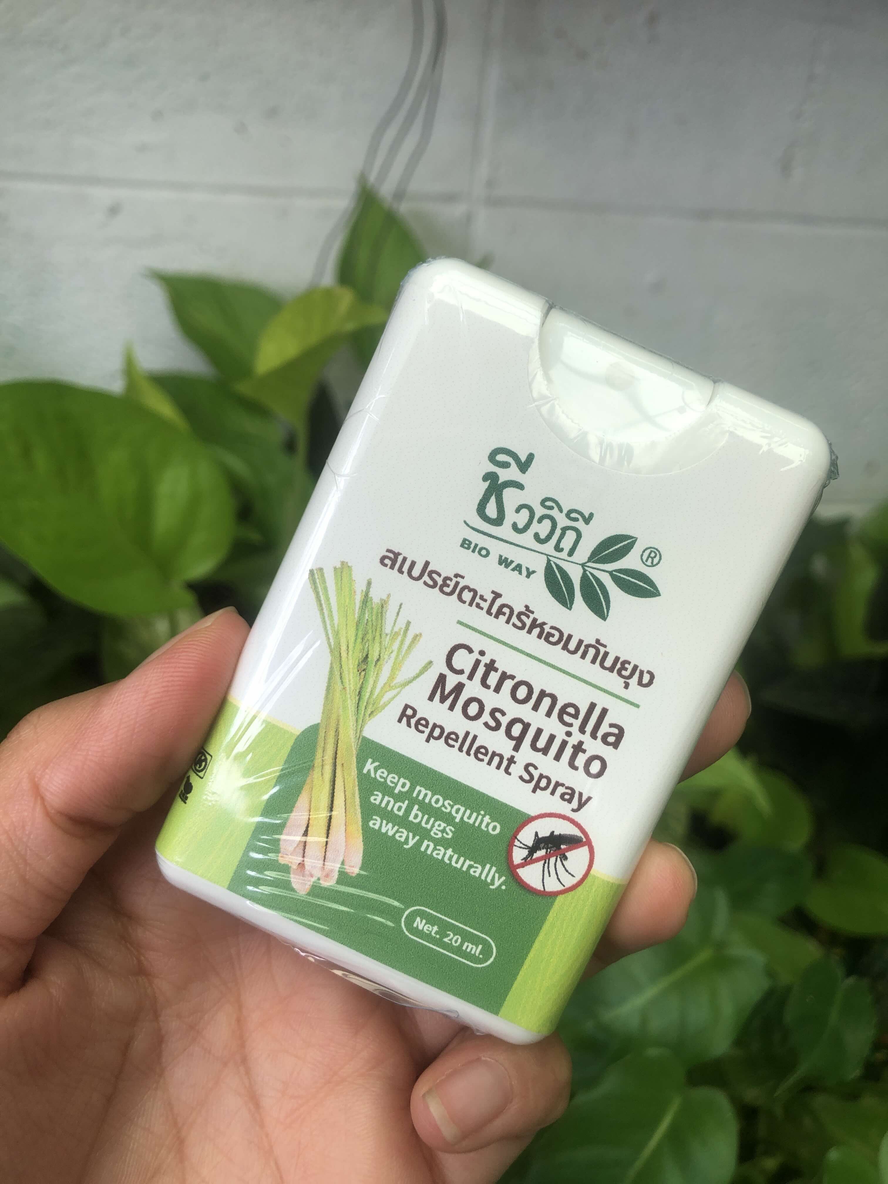 ชีววิถี สเปรย์ตะไคร้หอมกันยุง สารสกัดจากธรรมชาติ 20ML. และ75ML.