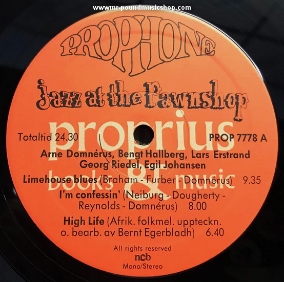 Arne Domnérus - Jazz at the Pawnshop