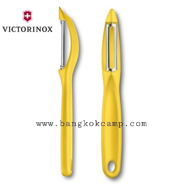 VICTORINOX UNIVERSAL PEELER ที่ปอกเปลือก....Made in Switzerland (7.6075.8) สีเหลือง