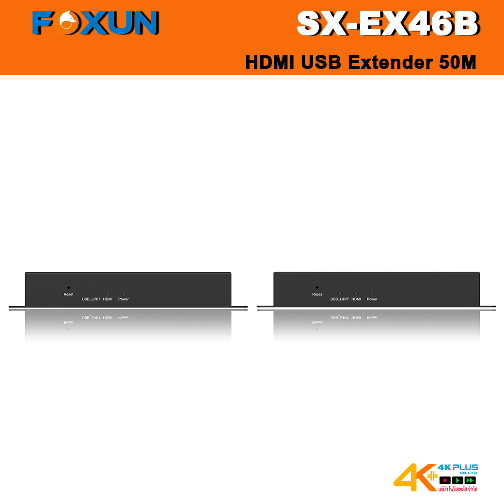 SX-EX46B HDMI KVM Extender - Support 50m(164ft) 1080P/KVM/POC