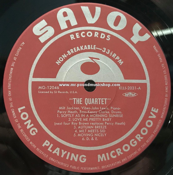 The Modern Jazz Quaetet - The Quartet
