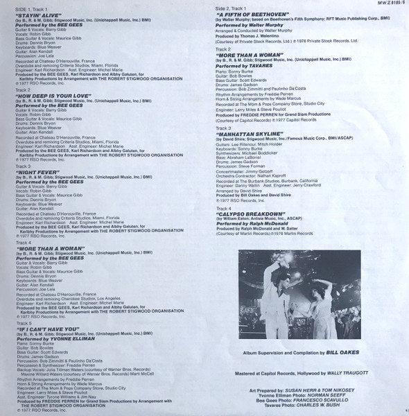 Various Artists - Saturday Night Fever (The Original Movie Sound Track)