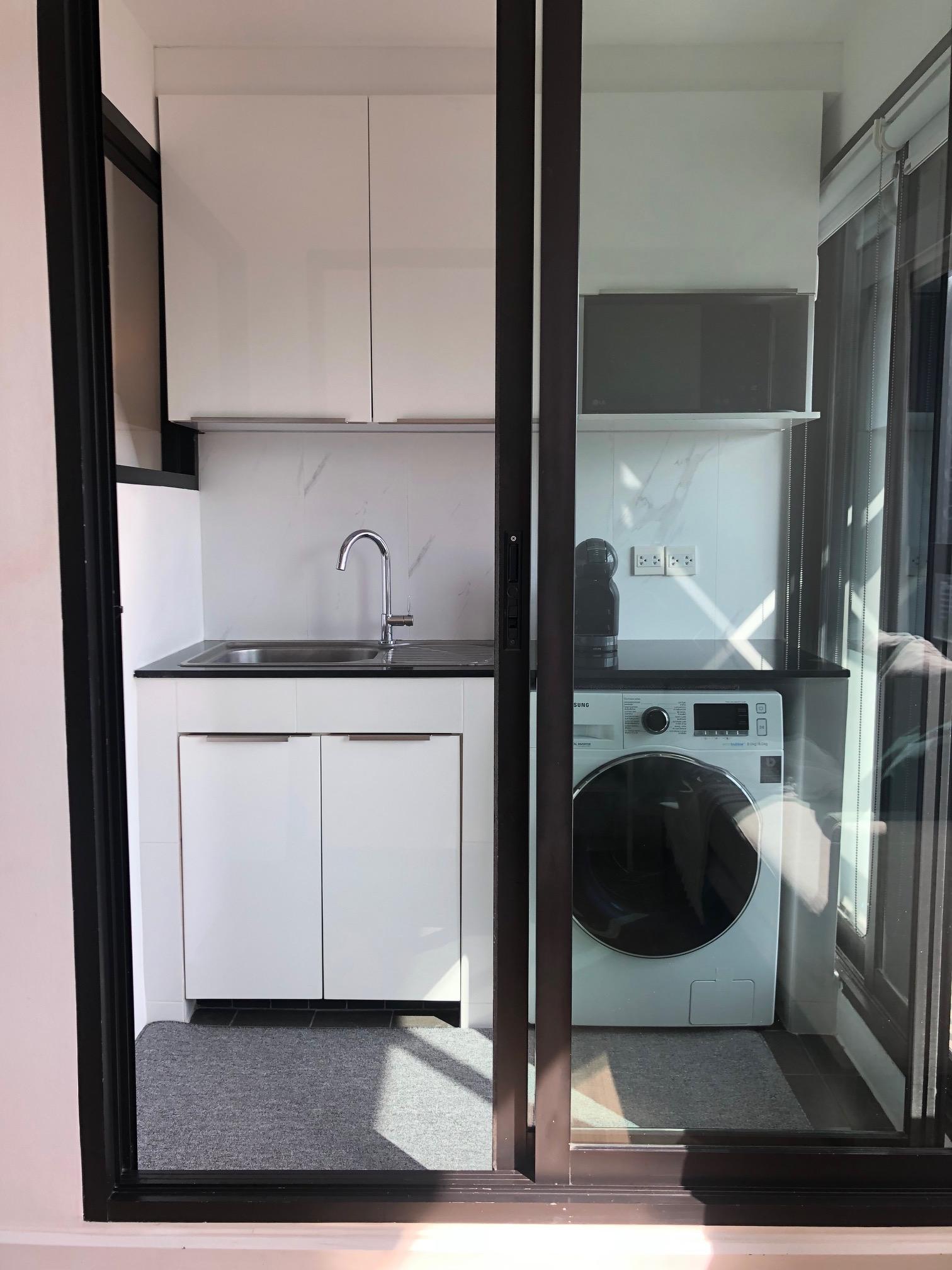 ให้เช่าคอนโด The Seed Mingle (เดอะ ซี้ด มิงเกิล) ห้องสตูดิโอ ขนาด 27 ตรม 1 ห้องน้ำ ชั้น 20 วิว เมือง