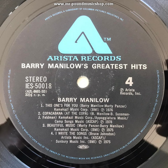 Barry Manilow - Greatest Hits